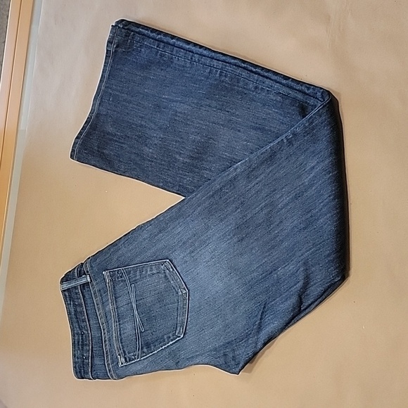 Gap 1969 Sexy Boot Cut Low Rise Women's Denim Blue Jeans Size 28/6a - Picture 1 of 14